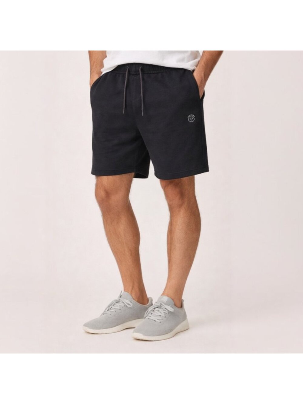 ✨ NWT Allbirds Black Organic Cotton Fleece Sweat Shorts XS ✨